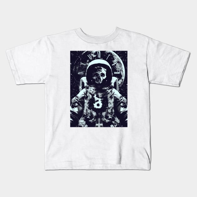 Astroskull Kids T-Shirt by LumiFantasy